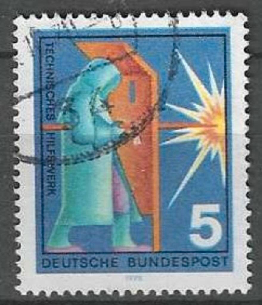 Allemagne Bundespost 1970 - Yvert 497 - Services d'urge (ST), Timbres & Monnaies, Timbres | Europe | Allemagne, Envoi, Affranchi
