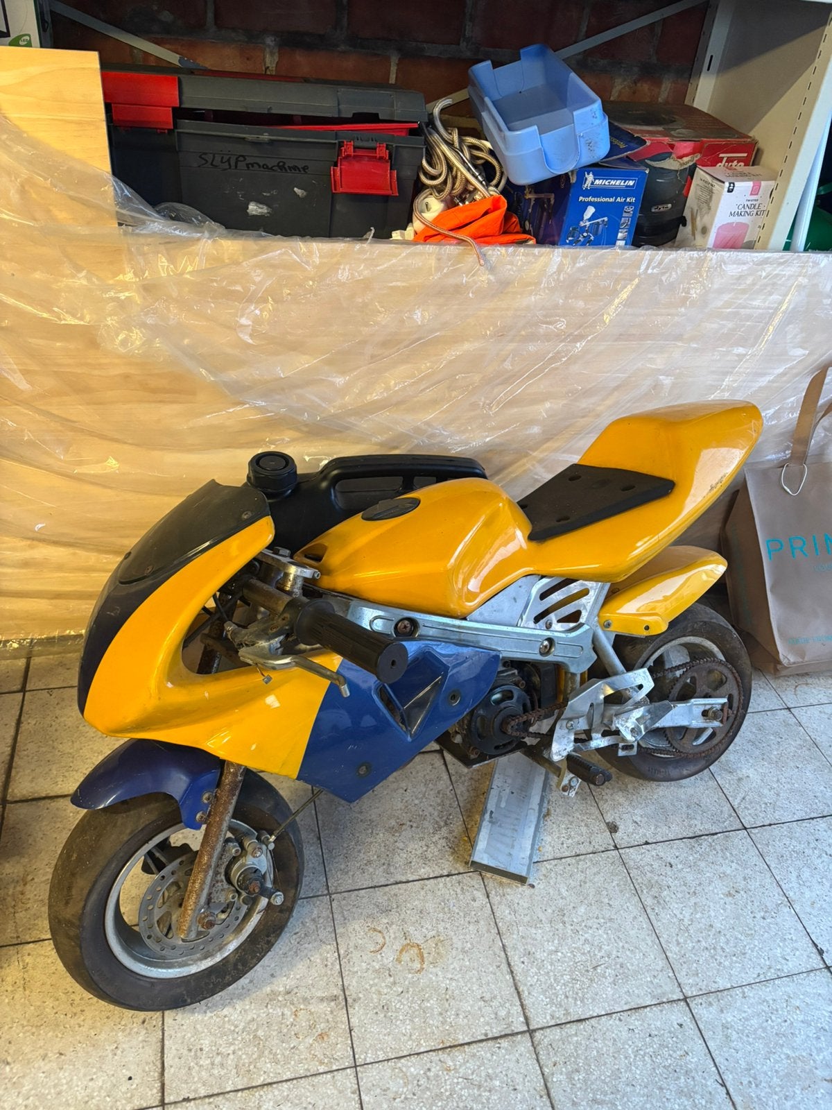 Pocketbike voor opmaak, Fietsen en Brommers, Ophalen, Zo goed als nieuw