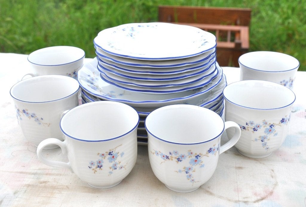 service pour café et dessert pour 6 personnes, Antiquités & Art, Antiquités | Services (vaisselle) complet, Enlèvement ou Envoi