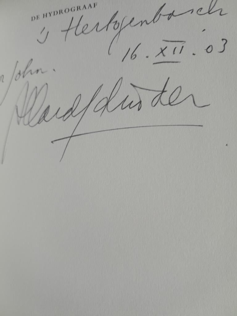 Allard Schroder - De hydrograaf (gesigneerd), Enlèvement ou Envoi, Allard Schroder