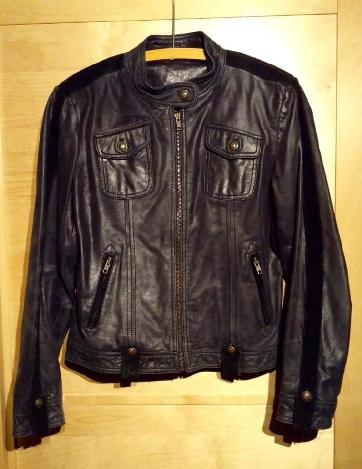 Veste en cuir femme t.S/M, Enlèvement ou Envoi, Comme neuf, Taille 36 (S), Brun