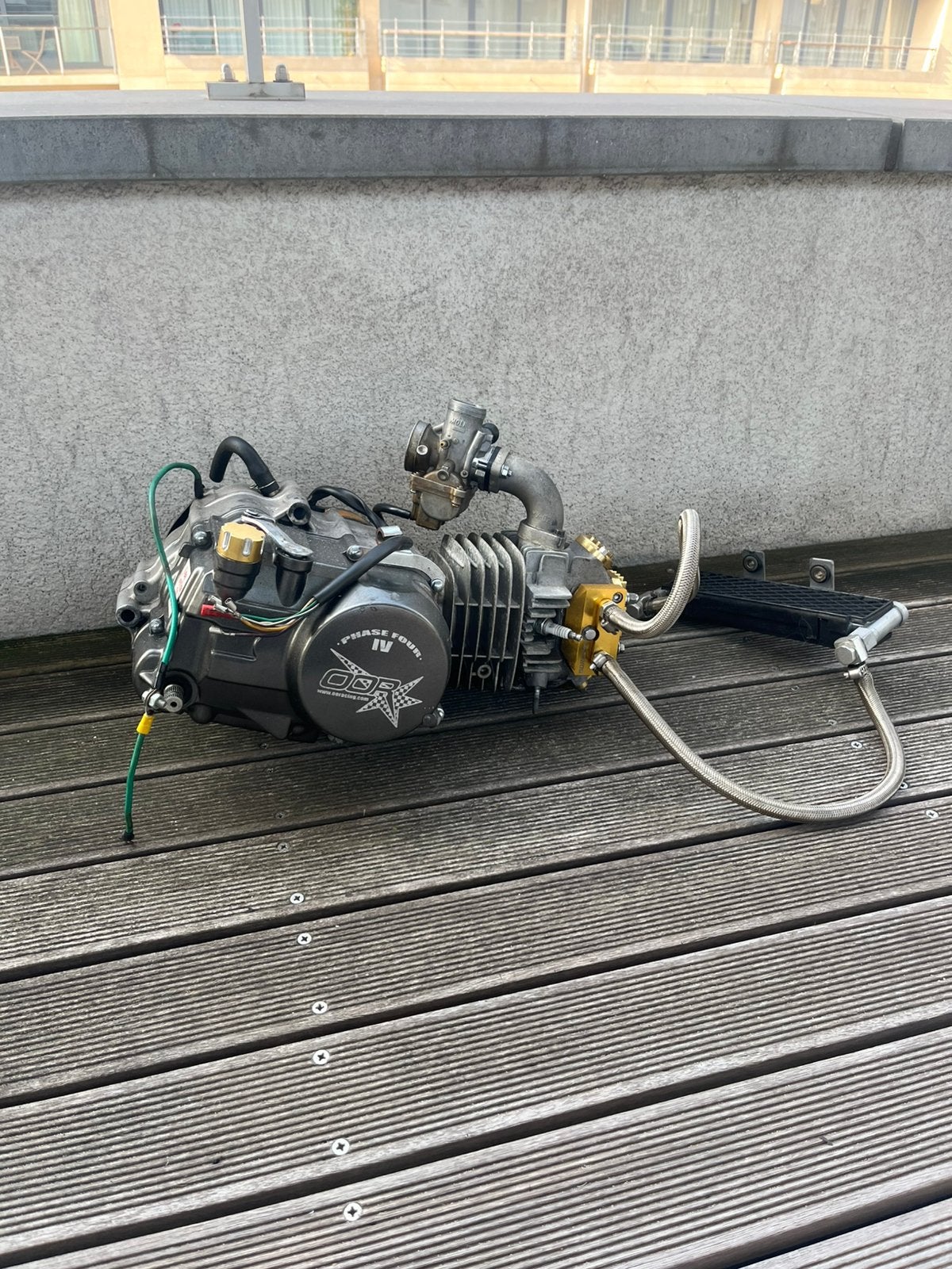 140cc ooracing, Fietsen en Brommers, Ophalen, Blok