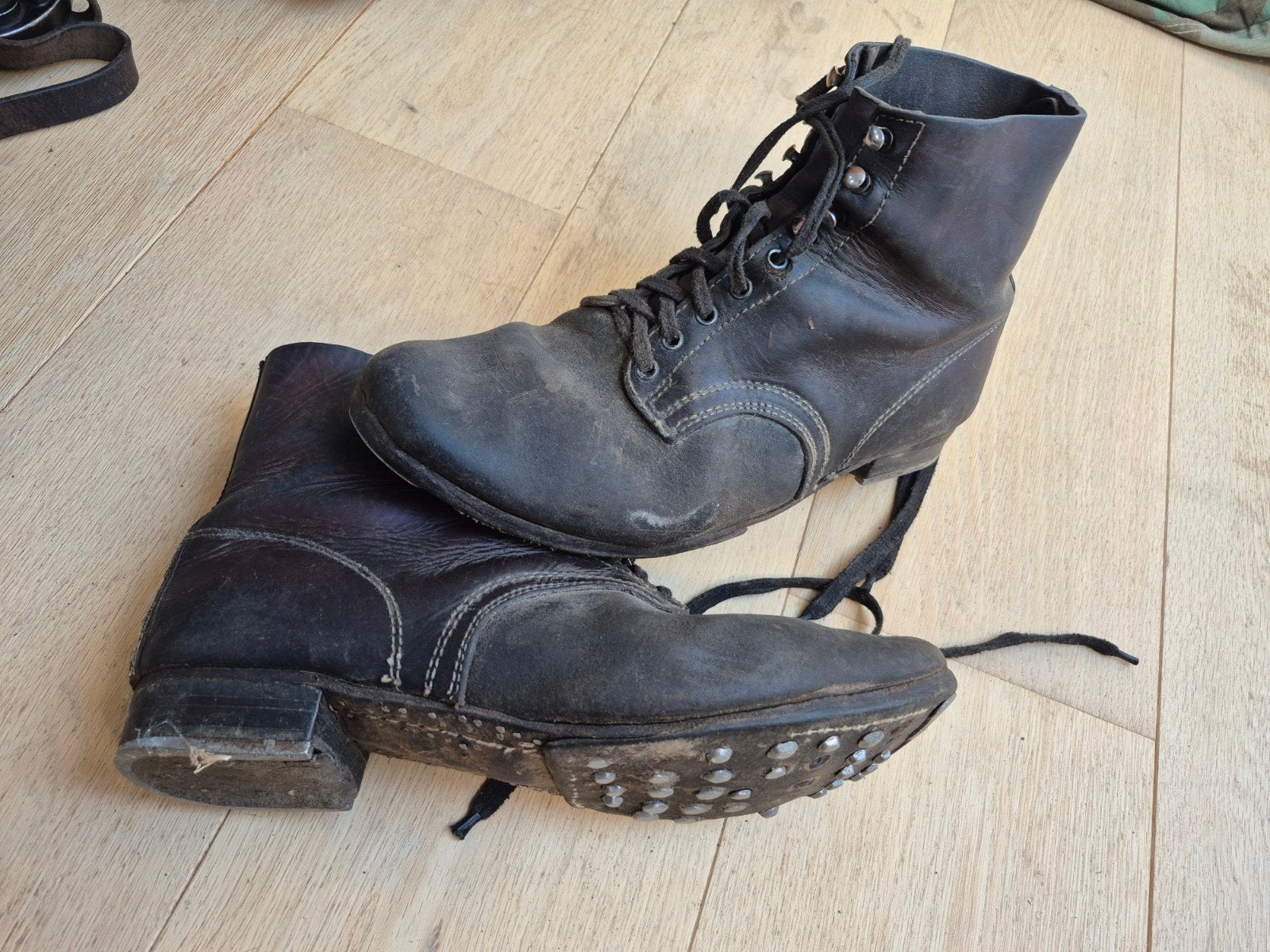 duitse lage schoenen m37 repro, Verzamelen, Ophalen of Verzenden