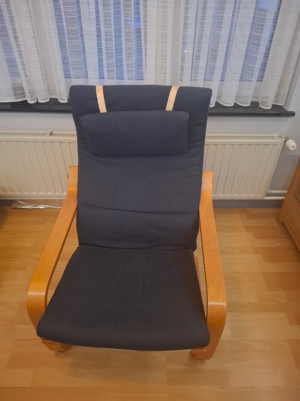 Comfortabele stoel, Huis en Inrichting, Zwart, Zo goed als nieuw, Eén, Ophalen