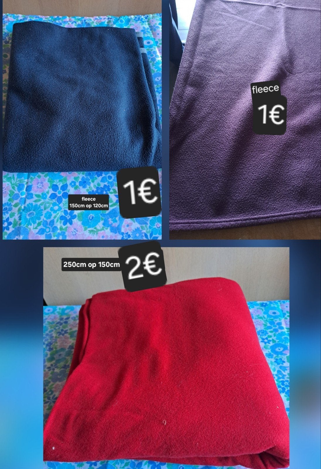 fleece deken, Ophalen, Fleece, Rood