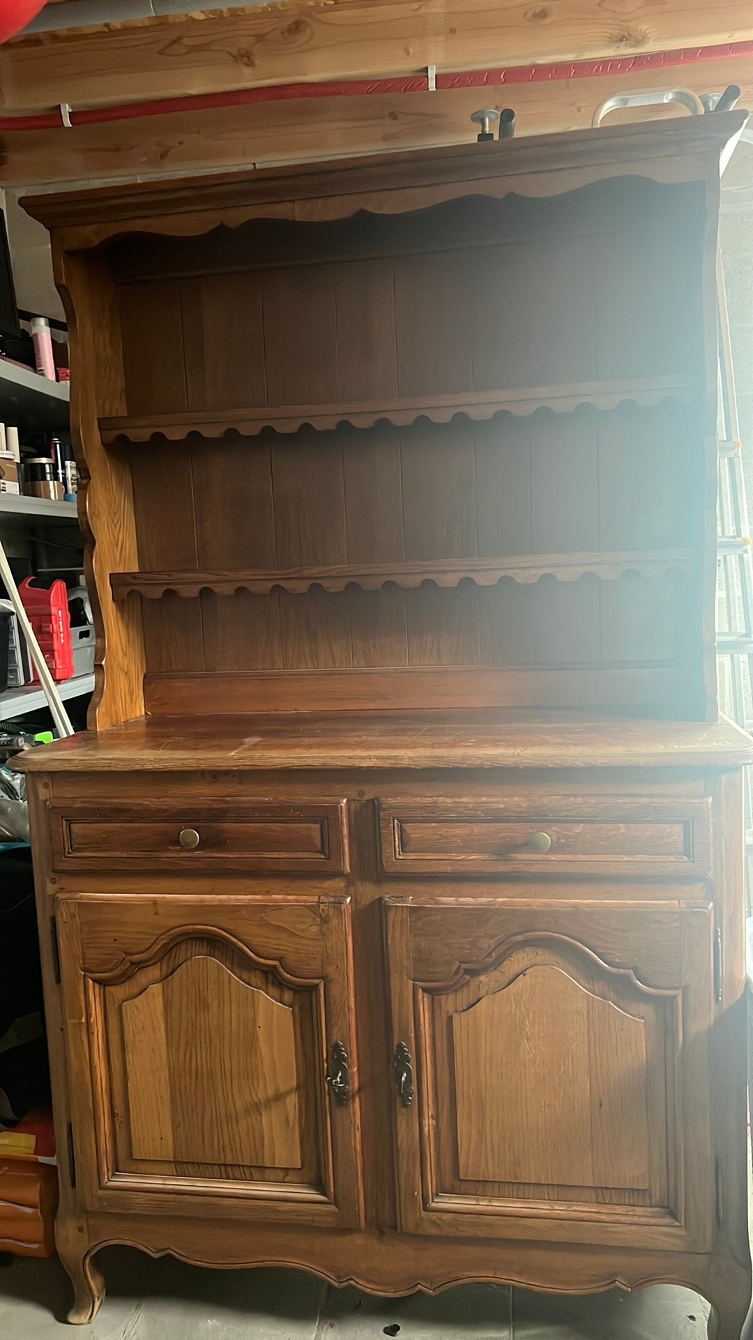 Antieke houten kast, Ophalen, Zo goed als nieuw