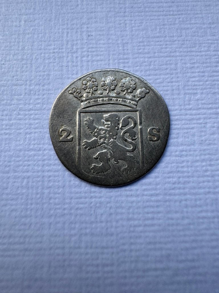 Nederland - 2 stuivers 1753 (Hollandia), Vóór koninkrijk, Zilver, Losse munt, Overige waardes