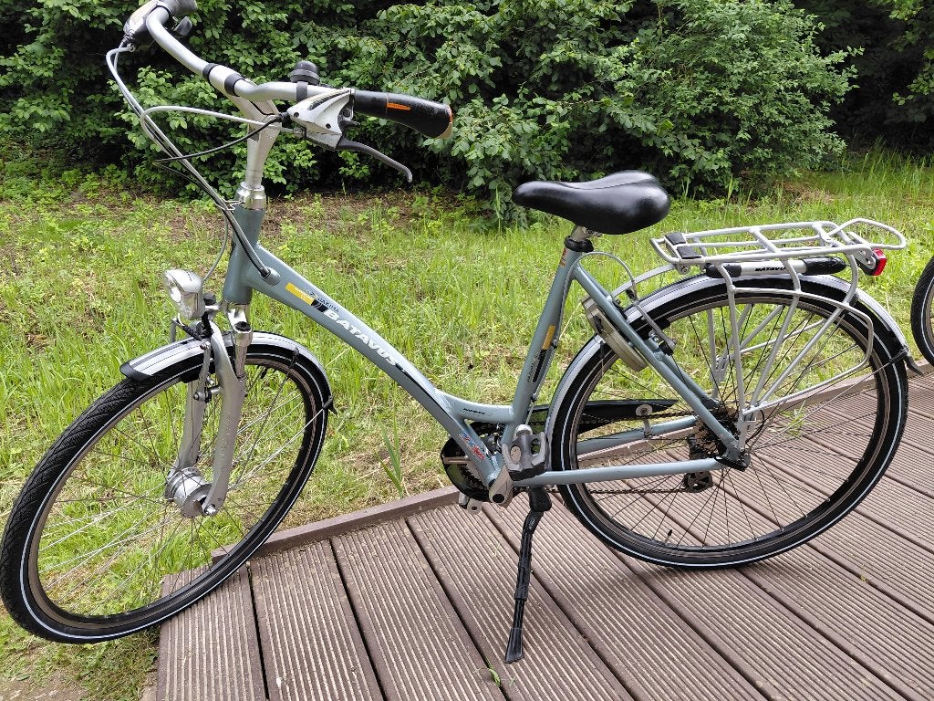 dames en herenfiets Batavus te koop, Fietsen en Brommers, Ophalen, 53 tot 56 cm, Velgrem, Versnellingen