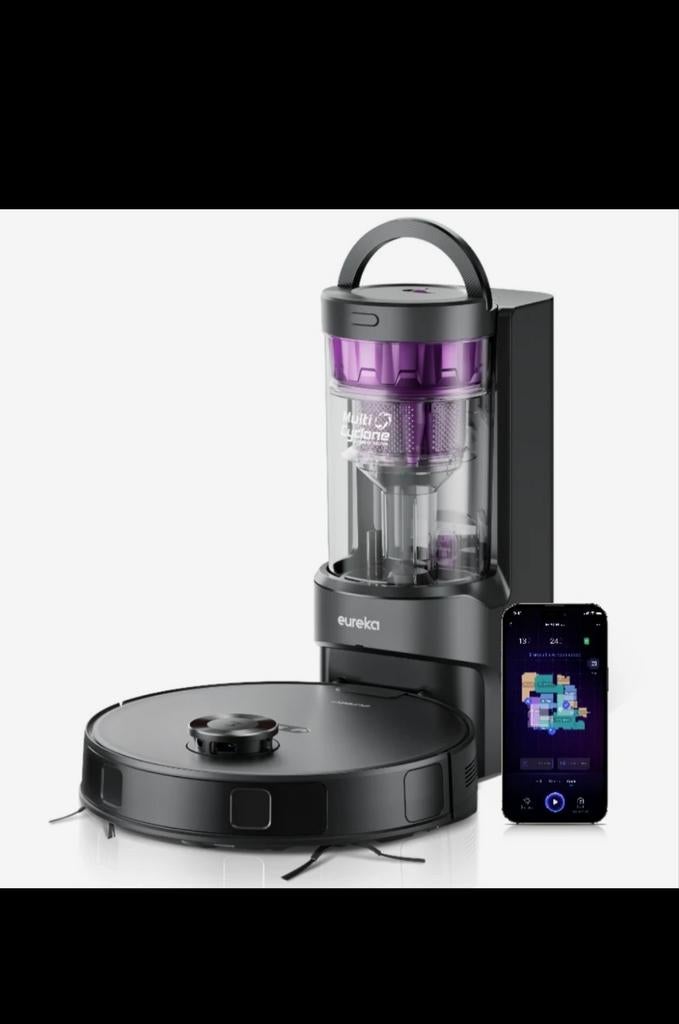 Eureka E20 Plus Robotstofzuiger met Zelfleegstation, Elektronische apparatuur, Ophalen of Verzenden, Nieuw, Stofzuiger