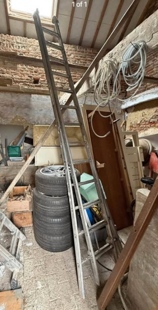 Double echelle, Pliable ou rétractable/escamotable, Échelle, Enlèvement, Utilisé