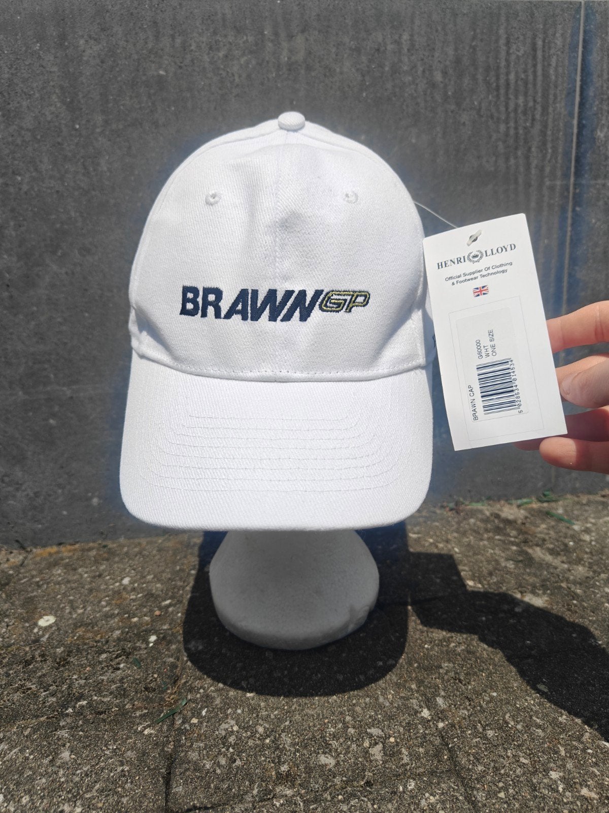Vintage kwaliteitvolle pet Brawn GP Henri Lloyd pet, Ophalen, Henri Lloyd, Nieuw, One size fits all