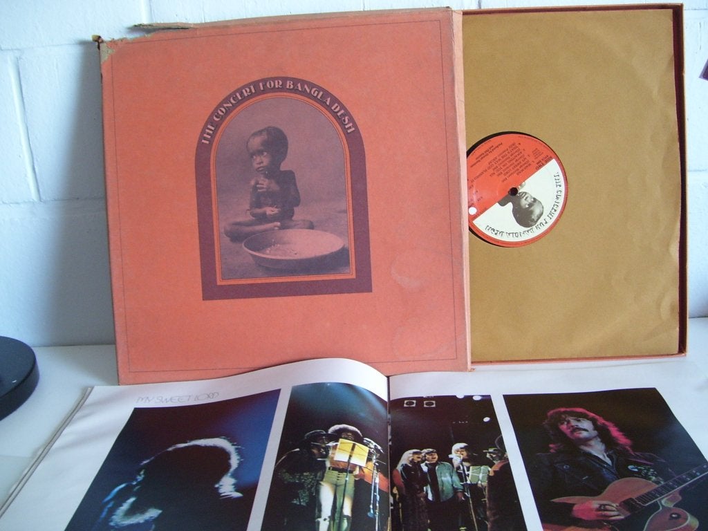 THE CONCERT FOR BANGLADESH  ( 3 lps ), CD & DVD, 12 pouces, Pop rock, Enlèvement ou Envoi, Utilisé