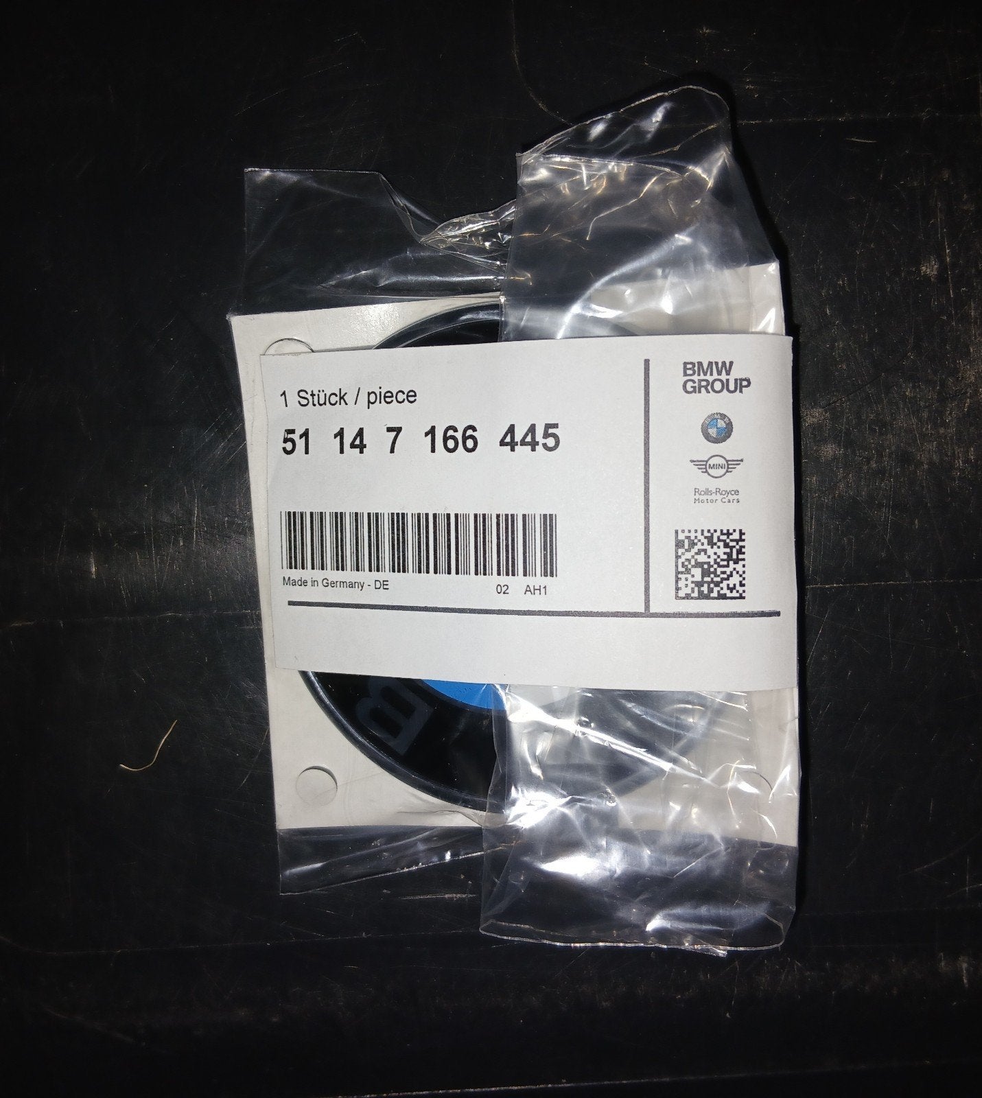 BMW logo embleem koffer  e82 e88 1 serie 70mm OEM 5114716644, Ophalen of Verzenden, Nieuw, BMW