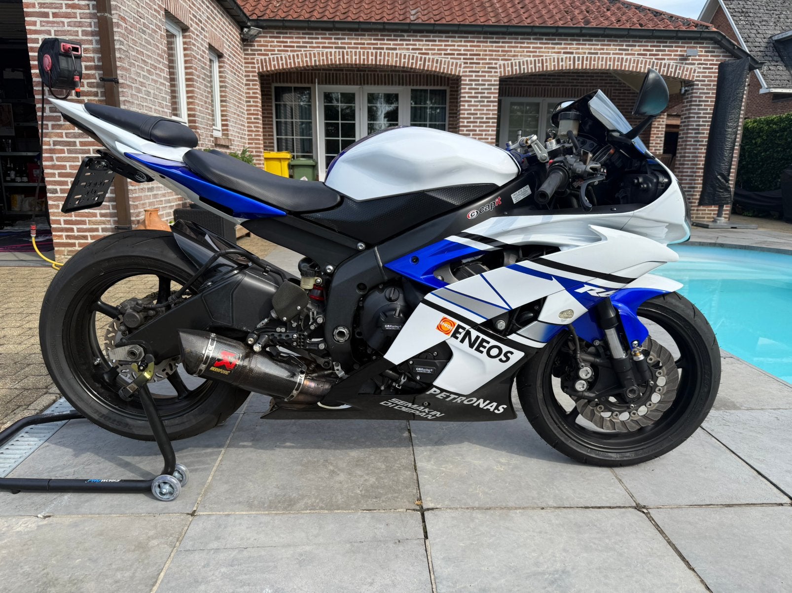 yamaha r6 2008 rj15, Motoren, LED Verlichting, 4 cilinders, Motorrijbewijs A, Gebruikt