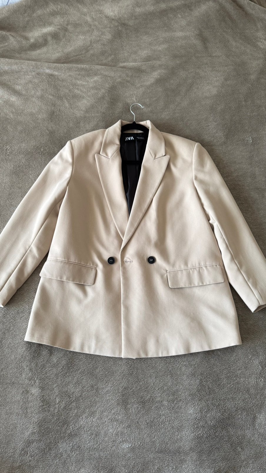 Dames jas, Taille 42/44 (L), Beige, Comme neuf, Enlèvement