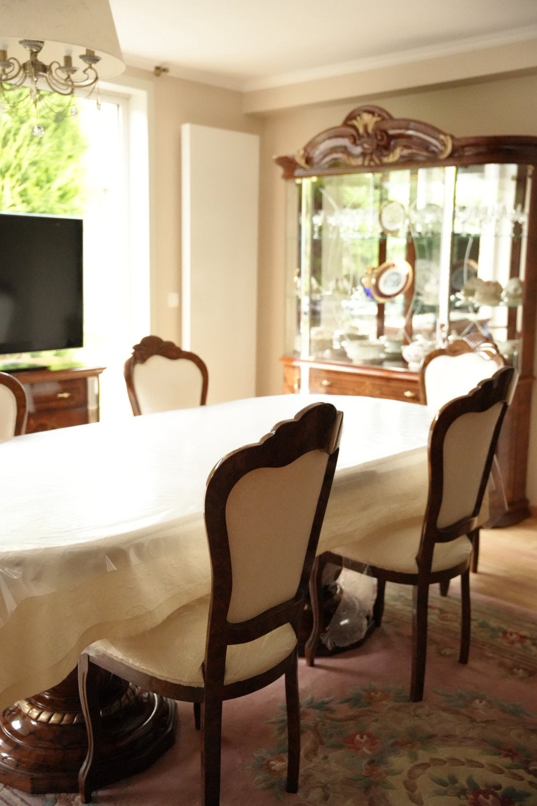 Prachtige italiaanse eetkamer set, Huis en Inrichting, Complete eetkamers, Gebruikt, Ophalen