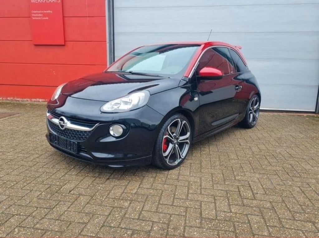 Opel Adam S - 1.4 Benzine 150PK - 73.00km, Auto's, Opel, Voorwielaandrijving, ADAM, Leder en Stof, Zwart