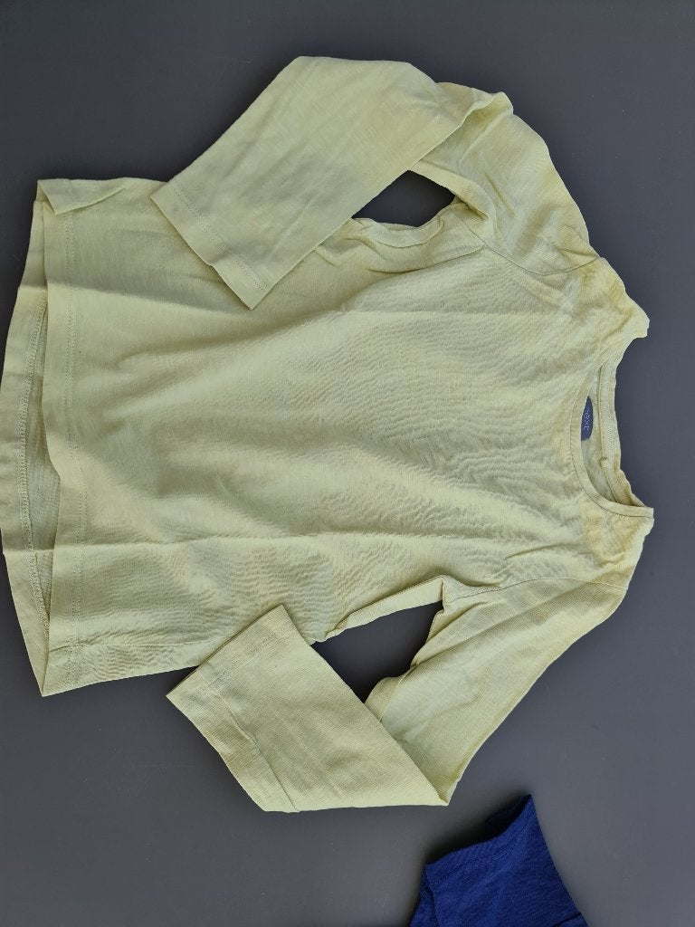 geel T-shirt, longsleeve, Next, 110, Kinderen en Baby's, Kinderkleding | Maat 110, Ophalen, Zo goed als nieuw