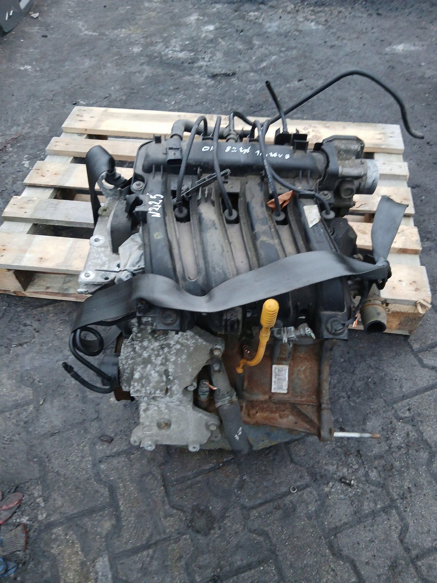 Moteur D4F728 Complet RENAULT CLIO, Envoi, Utilisé, Skoda
