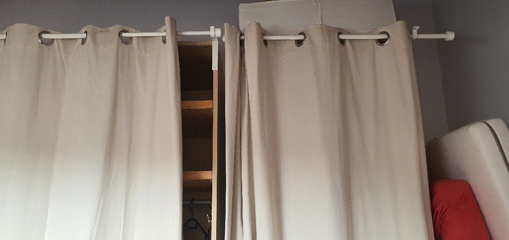 Kleedkamer, kasten, kledingkast, Ophalen, Gebruikt, 100 tot 150 cm, 200 cm of meer
