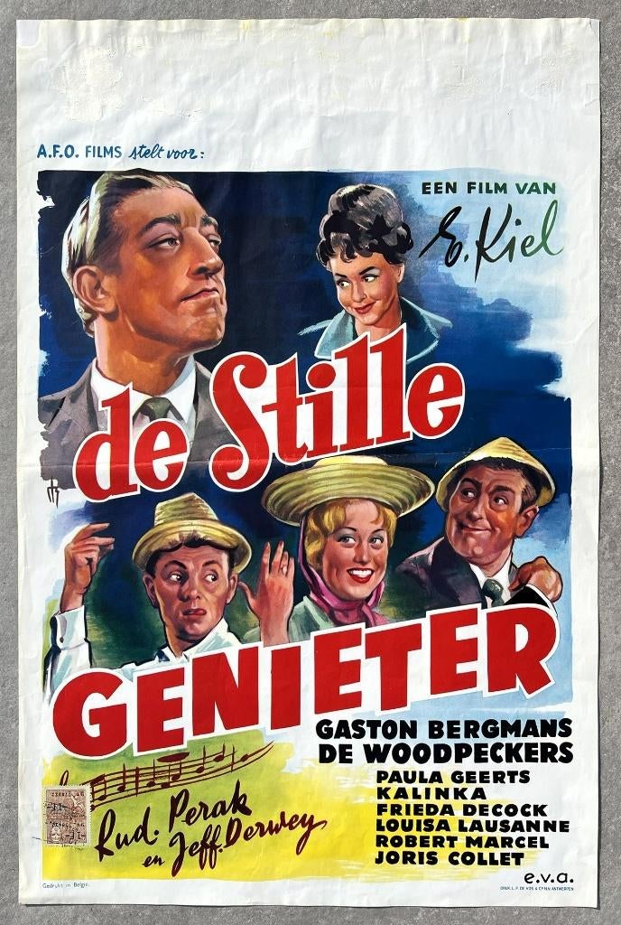24 Film affiches - jaren '50 & '60, Verzamelen, Gebruikt, Ophalen of Verzenden, A1 t/m A3, Film en Tv
