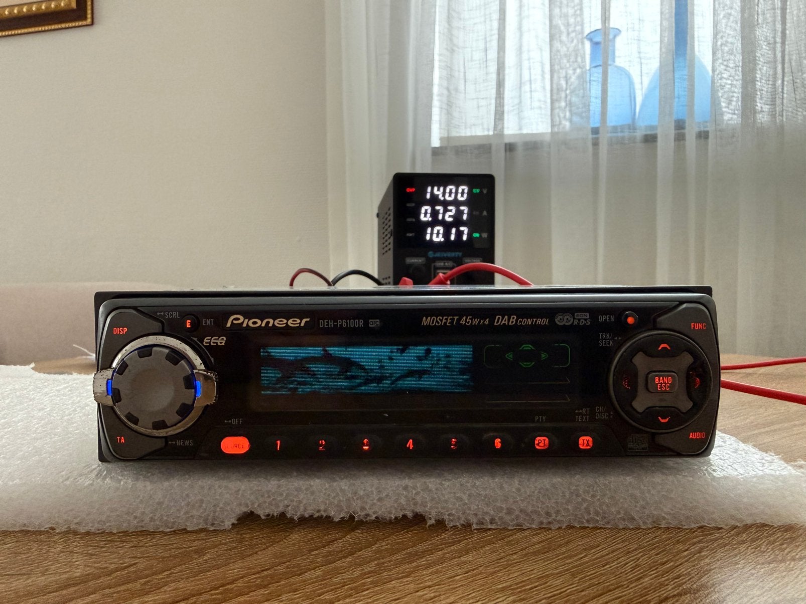 Pioneer DEH-P6100R met Bluetooth, Auto diversen, Autoradio's, Ophalen of Verzenden, Gebruikt