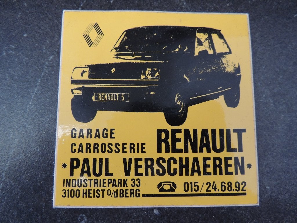 renault R5 sticker, Envoi, Comme neuf
