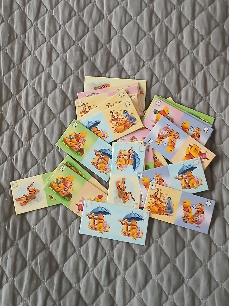 Disney Winnie the Pooh Domino Spel - 28 kaarten, Ophalen of Verzenden, Gebruikt, Puzzelen
