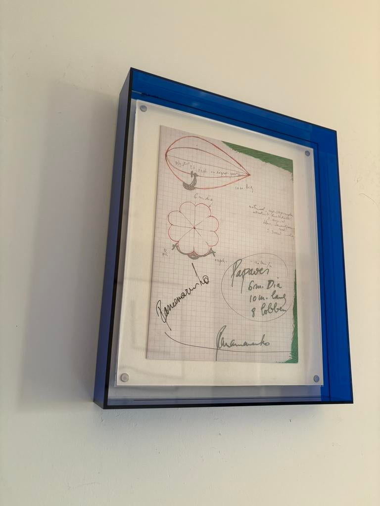 Handgesigneerde uitnodiging Panamarenko, Antiek en Kunst, Ophalen of Verzenden