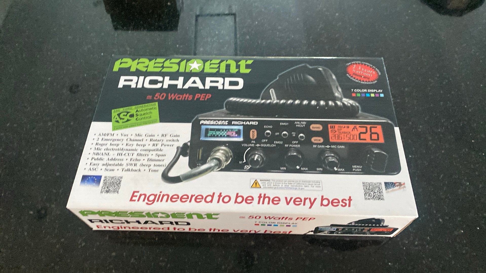 Poste Radio CB / Décamétrique – PRESIDENT RICHARD, Enlèvement, Utilisé