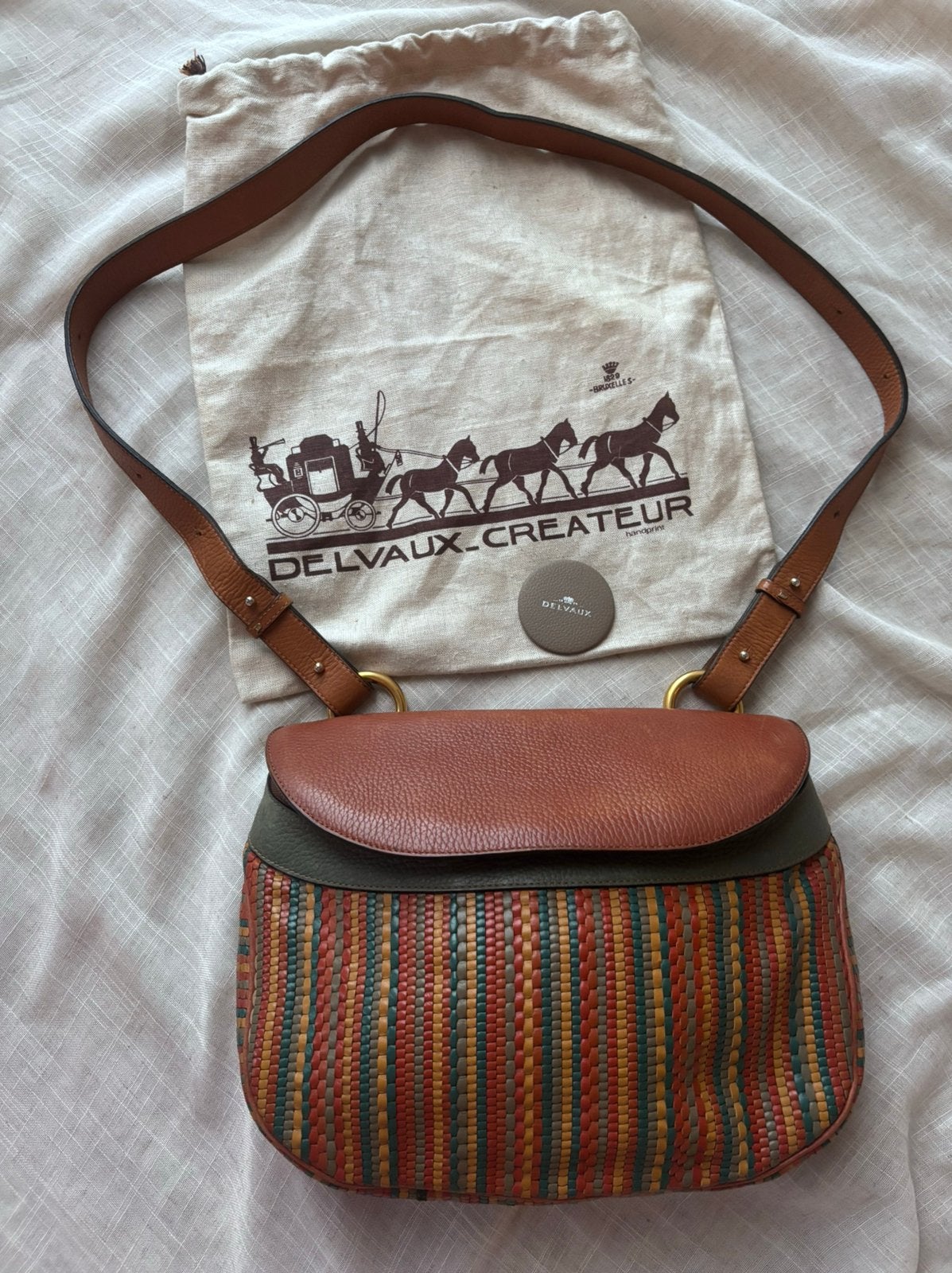 Delvaux Baril, Ophalen, Handtas