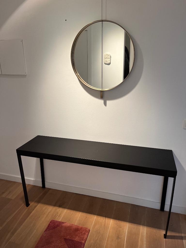 Console zwart, Ophalen, Eikenhout, Zo goed als nieuw, 150 tot 200 cm