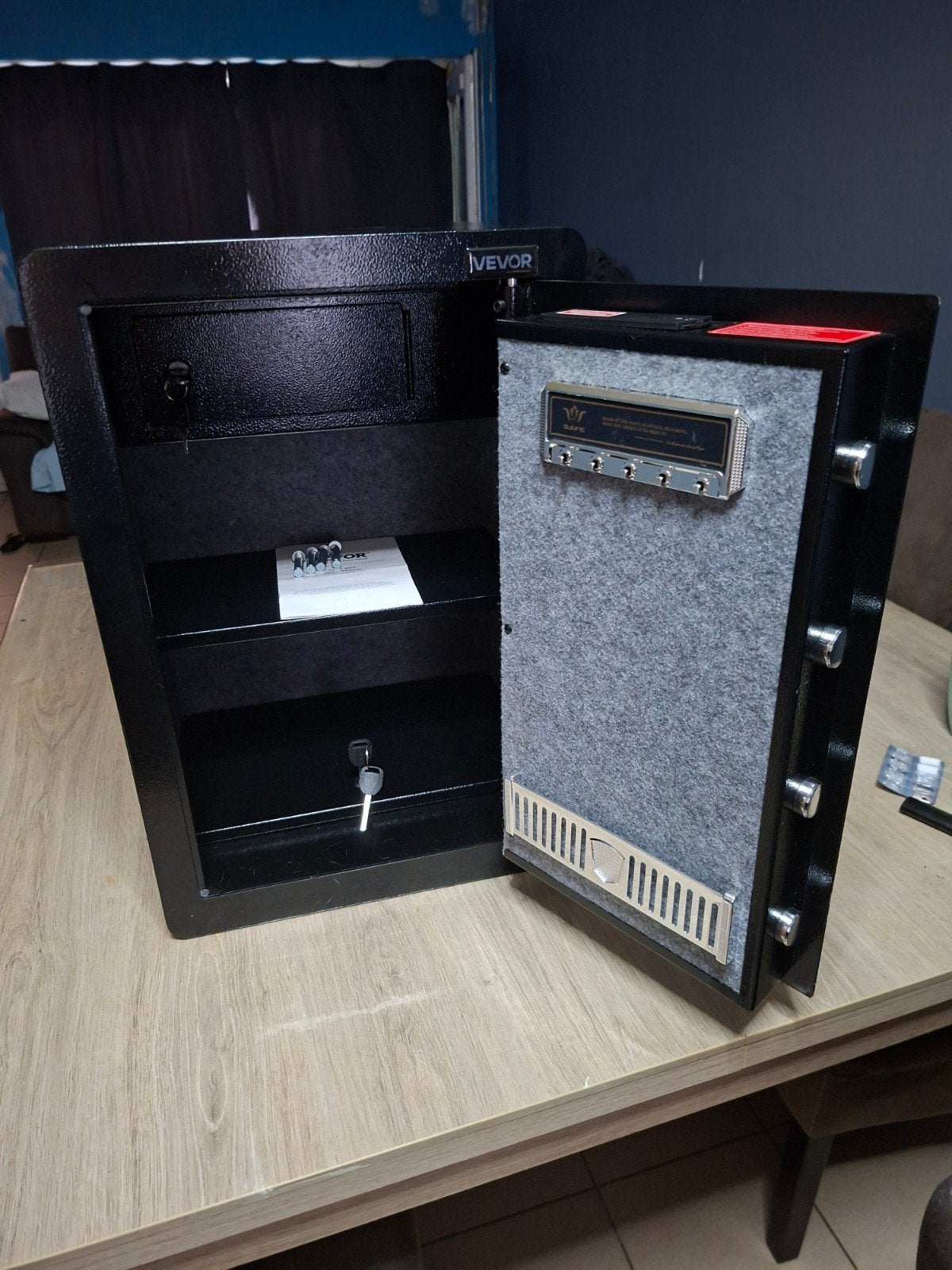 VEVOR safebox/kluis, Ophalen, Zo goed als nieuw, Brandkast