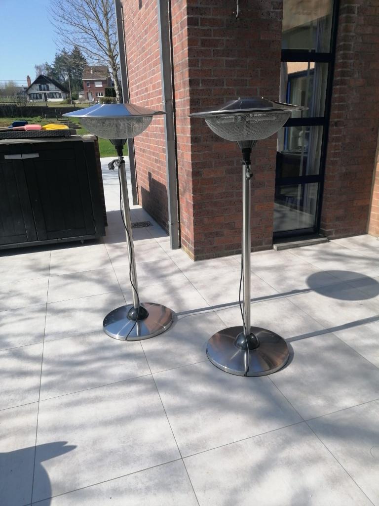 Radiateur de terrasse (1 ou 2 pièces) - 2000 watts chacun, Enlèvement, Comme neuf, Électrique, Sol