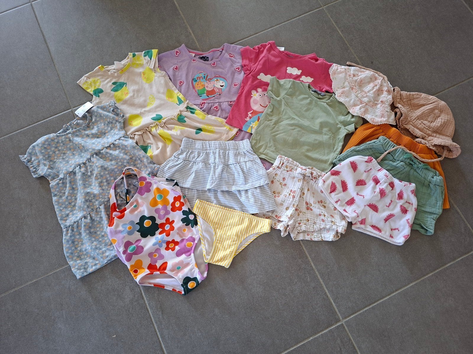 Meisjeskleding, zomer, maat 86 (14 stuks), Ophalen of Verzenden