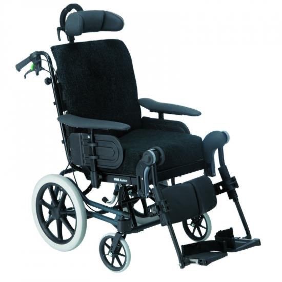 Zwarte  rolstoel, merk Azalea, Enlèvement, Comme neuf, Fauteuil roulant à pousser