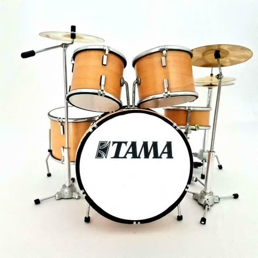 Miniatuur decoratief Tama licht bruin drumstel, Ophalen of Verzenden, Nieuw