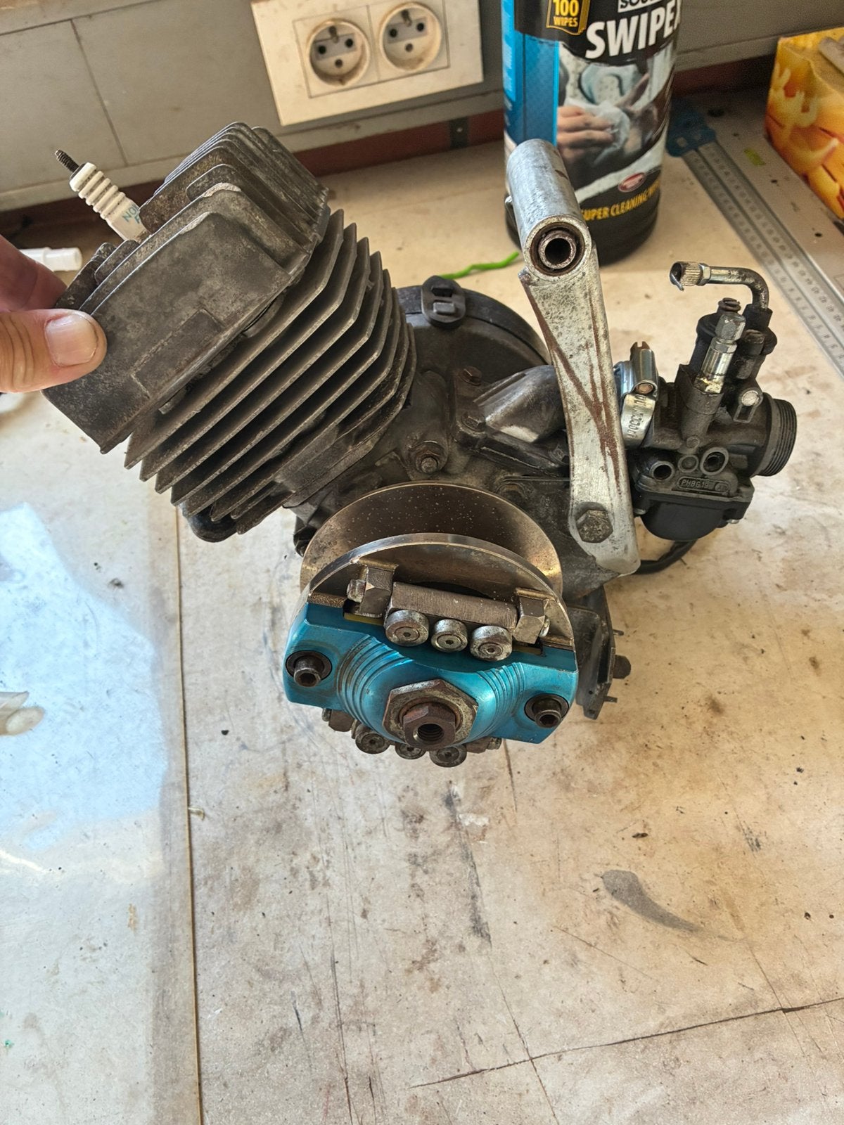 Peugeot 103 moterblok 70cc, Vélos & Vélomoteurs, Enlèvement, Comme neuf, Bloc