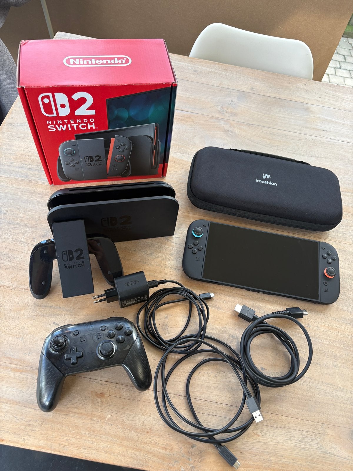 Nintendo Switch 2 + case + 15 games + pro controller te koop, Ophalen, Zo goed als nieuw