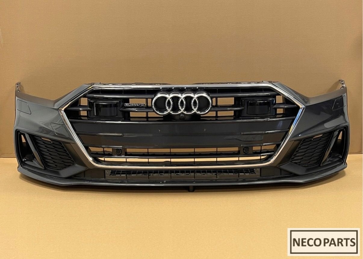 AUDI A7 4K S-LINE VOORBUMPER 6xPDC S-LINE LZ7S CAMERA ORIGIN, Arrière, -, Haillon arrière, Audi