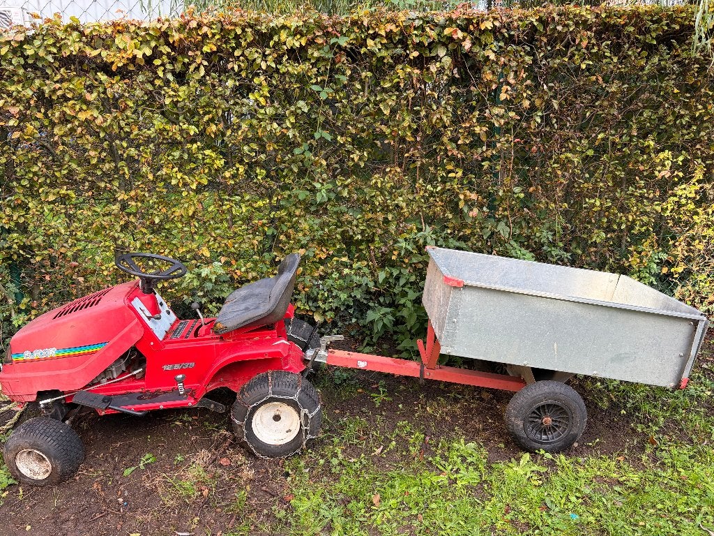 tracteur tondeuse + remorque (de jardin), Jardin & Terrasse, Ascot, Enlèvement, 90 à 120 cm, Démarrage électrique