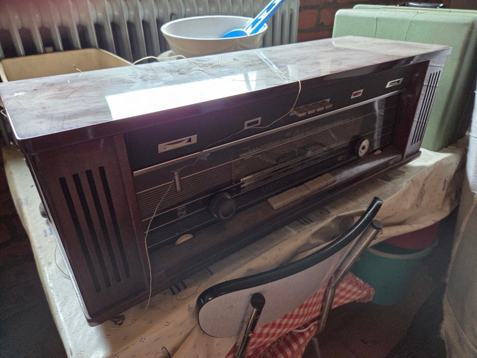 vintage radio philips, Enlèvement