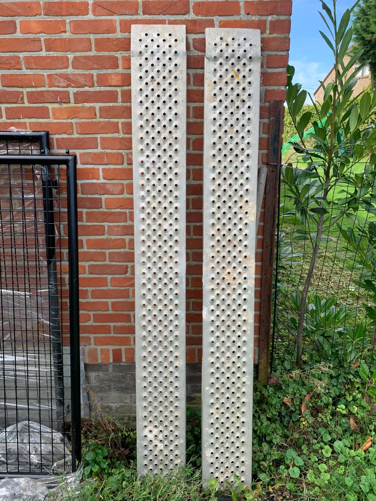 Set oprijplaten 190 cm - 200kg/plaat, Enlèvement, Utilisé