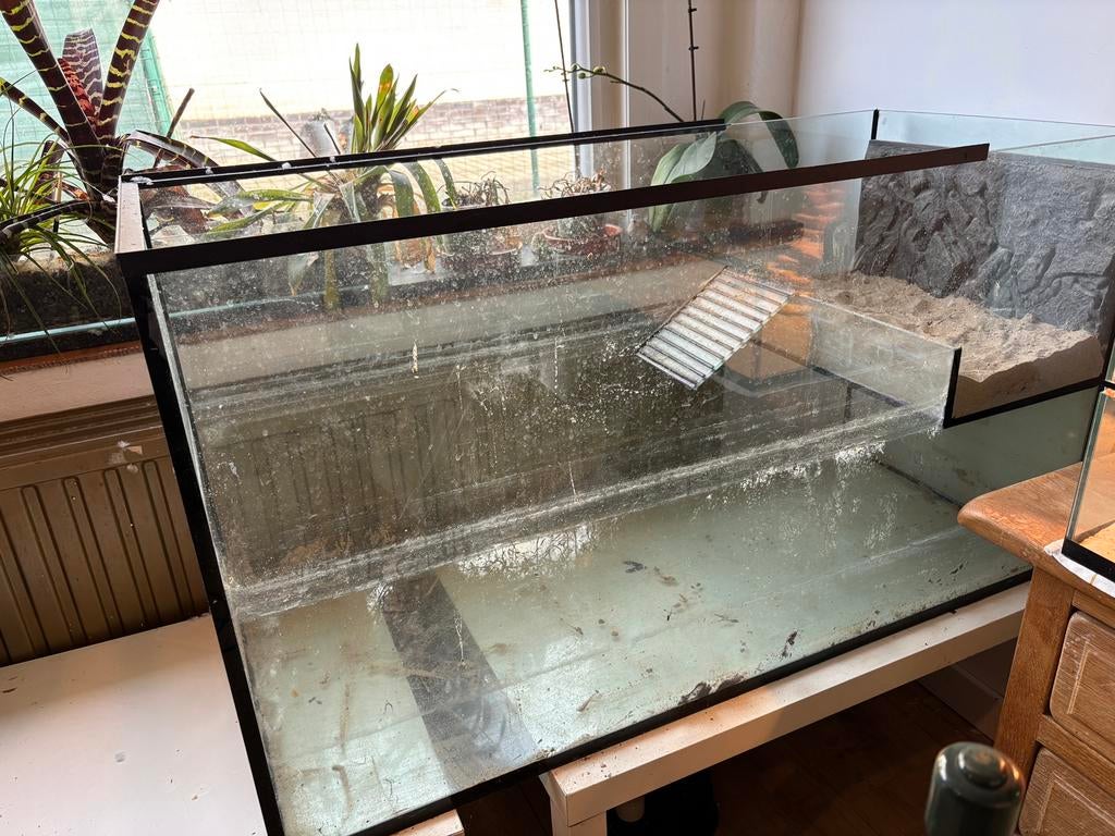 Aquarium voor schildpadden, Dieren en Toebehoren, Ophalen, Zo goed als nieuw