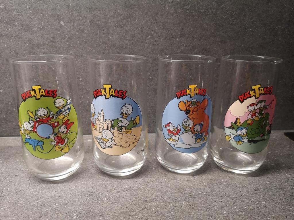 4 glazen DuckTales, Ophalen