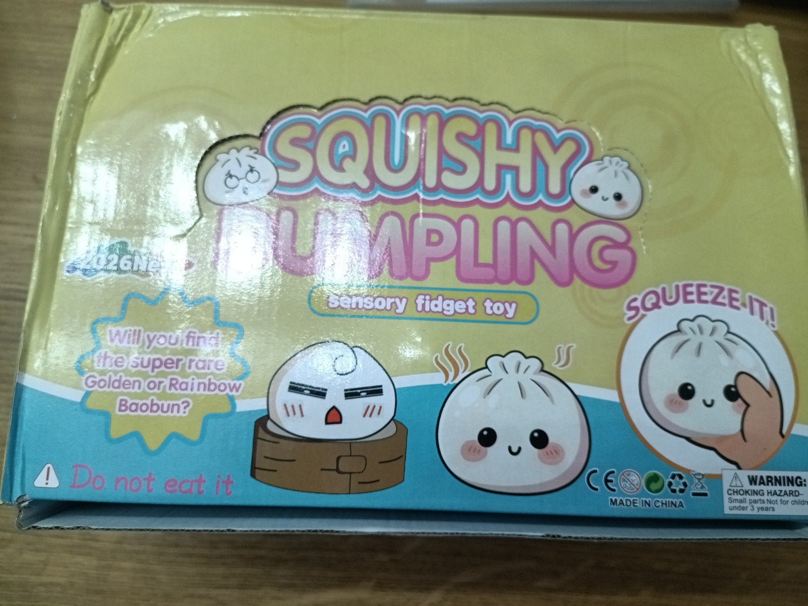 Squishy dumpling, Ophalen