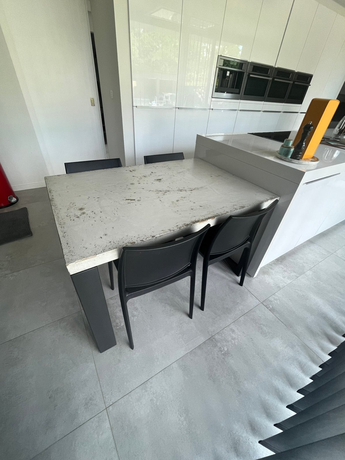 Tafel met stoelen, Huis en Inrichting, Tafels | Eettafels, Ophalen, Zo goed als nieuw