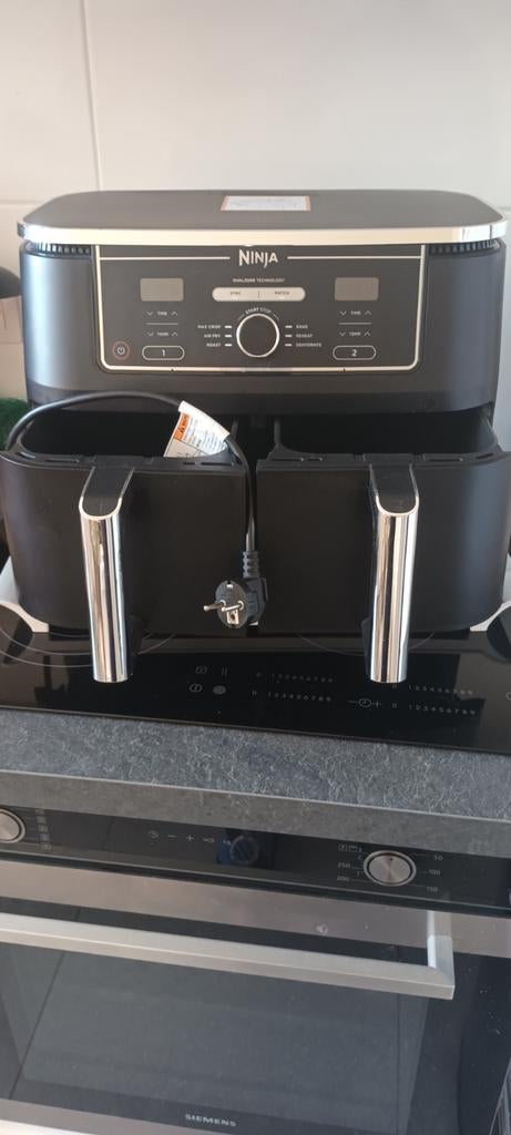 Air fryer Ninja Foodi MAX Dual Zone AF400EU, Electroménager, Enlèvement, Comme neuf, Friteuse à air XXL, 1000 à 1499 grammes