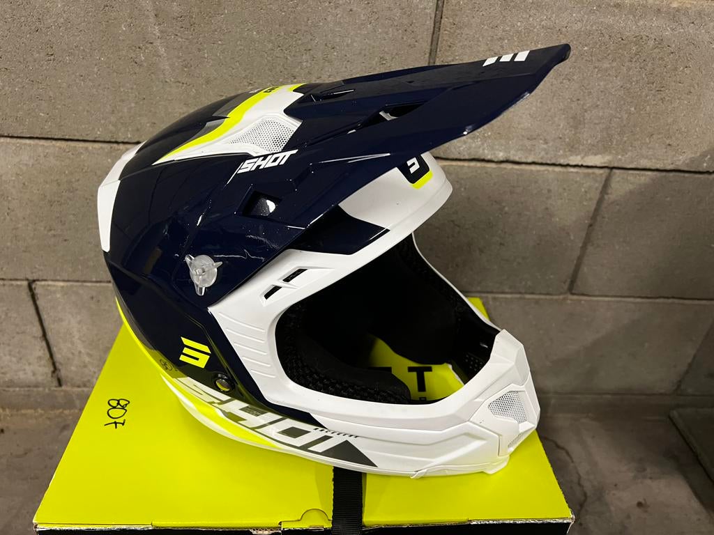 Casque Cross - Shot Core Custom - Taille XL, Autres marques, Seconde main, Enlèvement ou Envoi, XL