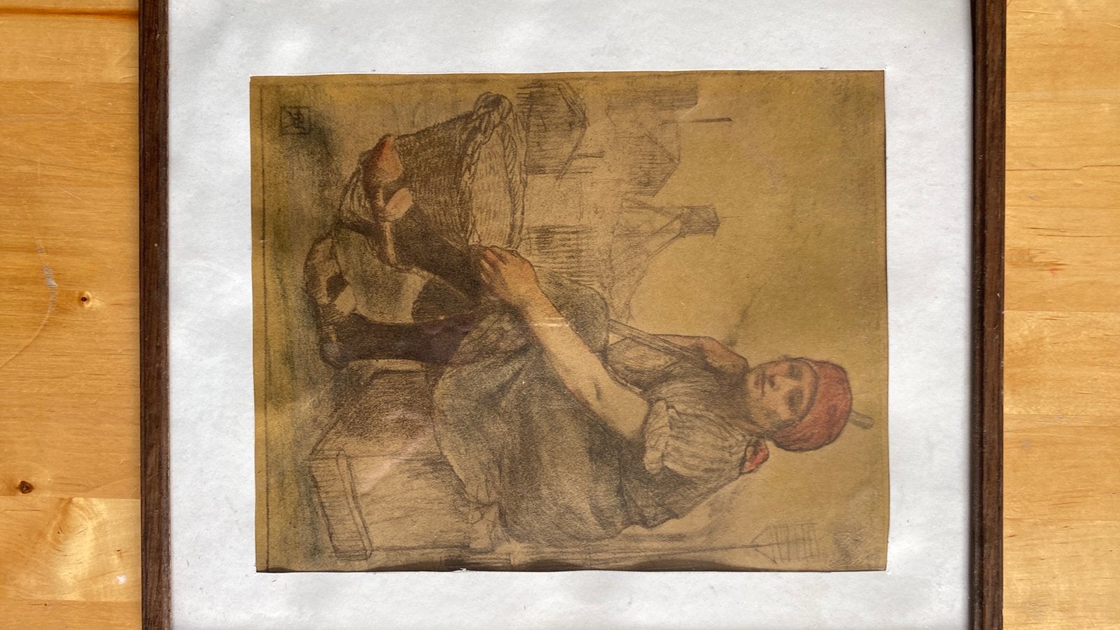 Lithographie armand Rassnfosse, Antiek en Kunst, Ophalen, Portret of Personen